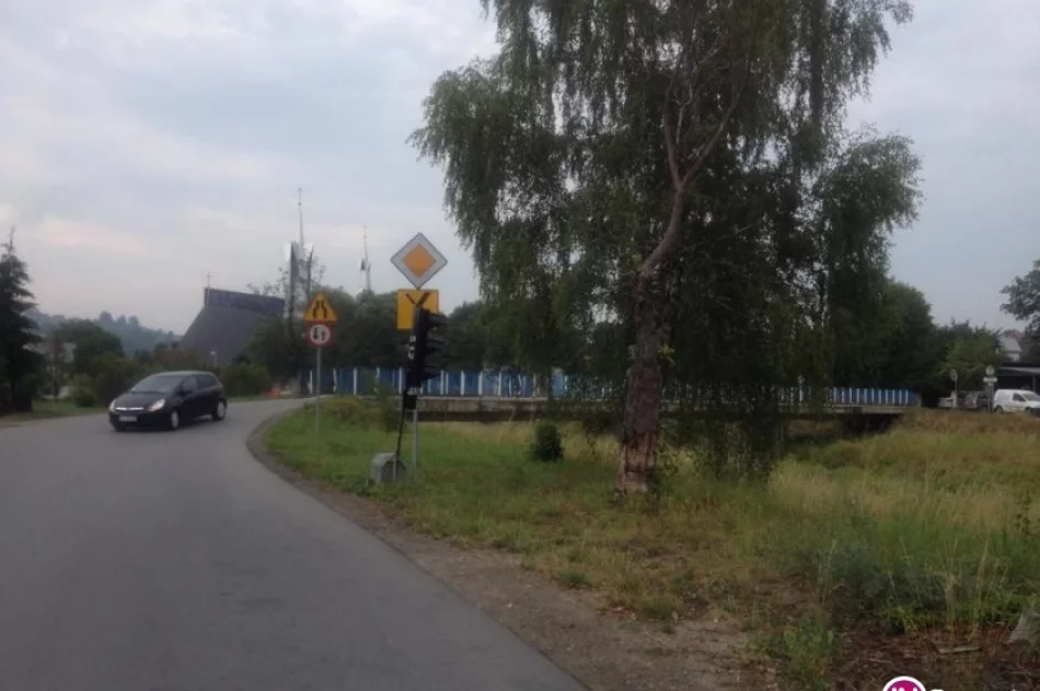 Zamieszanie z sygnalizacją i kłótnie na moście - zdjęcie 2