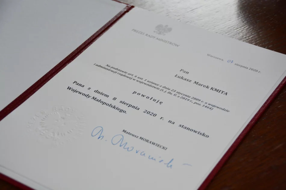 Łukasz Kmita objął urząd wojewody  - zdjęcie 3