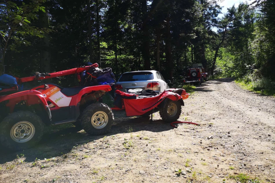 Turystka złamała nogę na szlaku, z pomocą ratownicy GOPR - zdjęcie 3