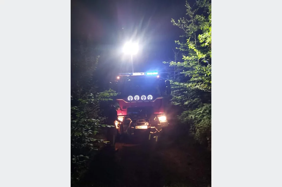 Samochód zawisł nad urwiskiem, interweniowała straż pożarna - zdjęcie 2