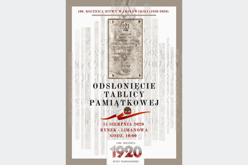 LIMANOWSKIE OBCHODY 100. ROCZNICY BITWY WARSZAWSKIEJ - zdjęcie 2