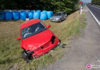 Zderzenie samochodów na DK28 - zdjęcie główne