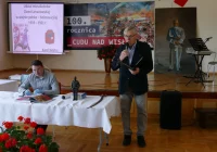 100. rocznica Cudu nad Wisłą - wykład Karola Wojtasa w bibliotece - zdjęcie główne