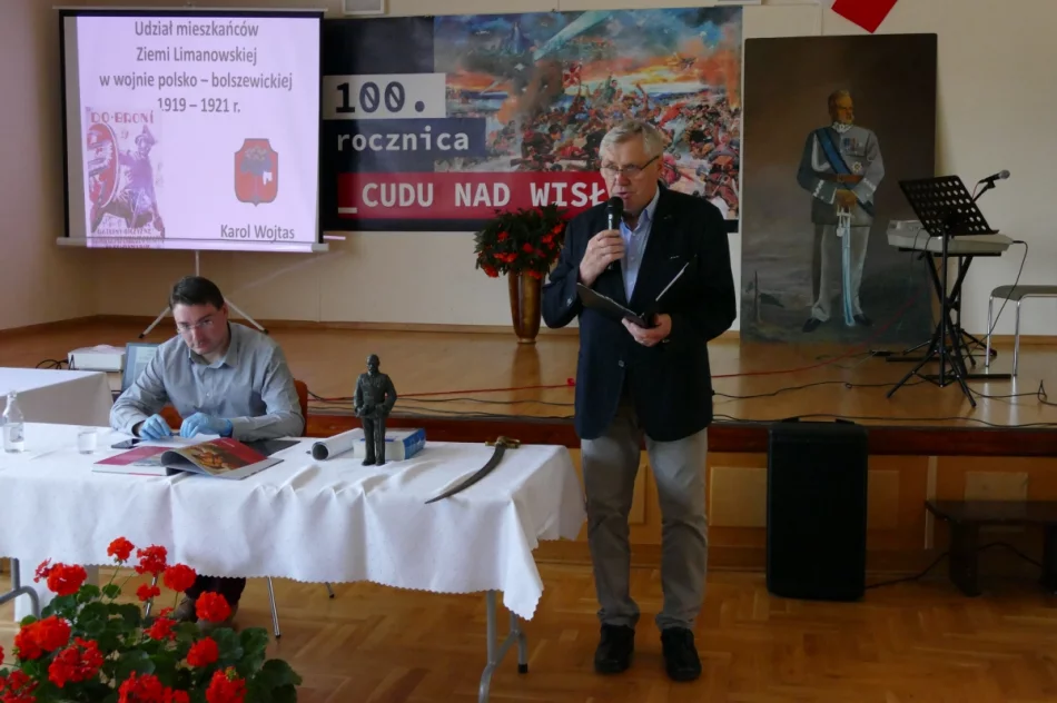 100. rocznica Cudu nad Wisłą - wykład Karola Wojtasa w bibliotece - zdjęcie 2