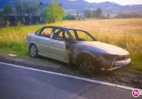 Na drodze spłonął opel vectra - zdjęcie główne