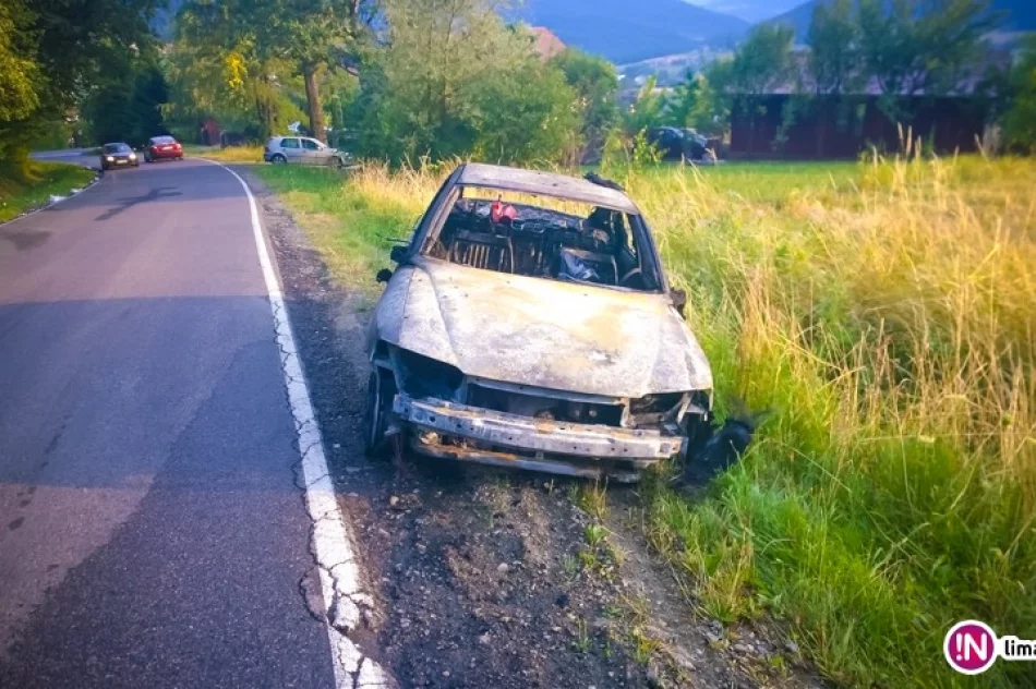 Na drodze spłonął opel vectra - zdjęcie 3