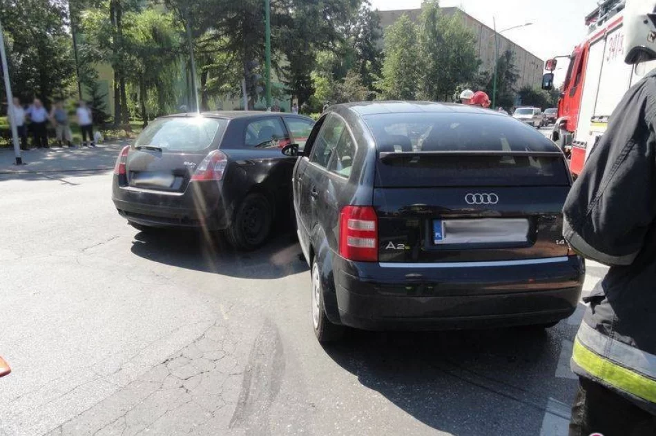 Na Paderewskiego zderzyły się dwa samochody - zdjęcie 2