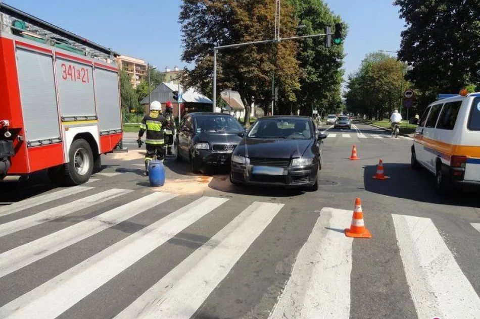 Na Paderewskiego zderzyły się dwa samochody - zdjęcie 3