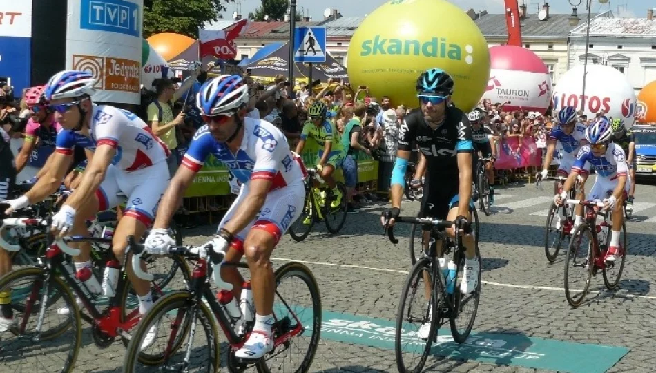 Kolarze Tour de Pologne pożegnali Nowy Sącz! - zdjęcie 1