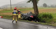 Dachowanie samochodu na DK 28 - zdjęcie 3