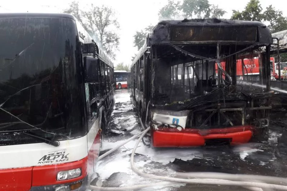 Spłonęły trzy autobusy - zdjęcie 2