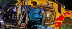 Wypadek na quadzie - mężczyznę zabrał śmigłowiec LPR - zdjęcie główne