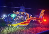 Potrącony mężczyzna zabrany przez LPR - zdjęcie główne