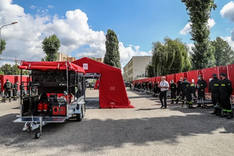 50 namiotów do prowadzenia działań związanych z walką z COVID-19 dla Ochotniczych Straży Pożarnych z regionu - zdjęcie 4