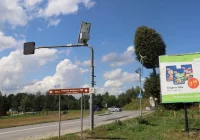 Przy przejściu dla pieszych w Mordarce zamontowano lampy hybrydowe - zdjęcie główne