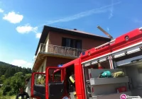 Pożar w budynku mieszkalnym. Przyczyna nieustalona, straty na 20 tys. zł - zdjęcie główne