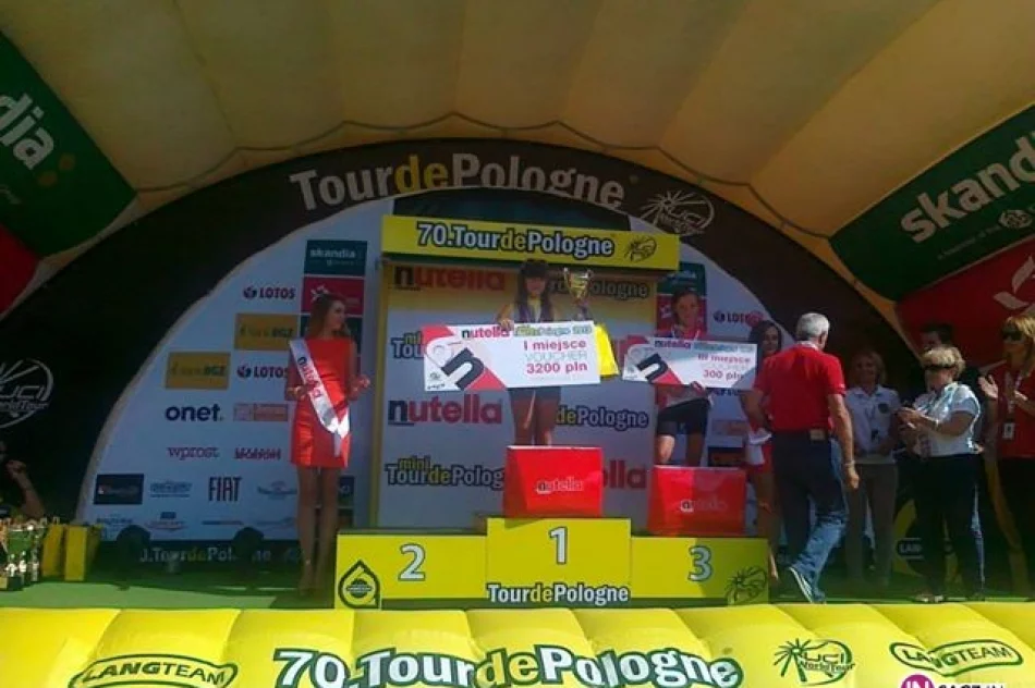 Sądeczance Karolinie Król koszulkę lidera założył sam Michał Kwiatkowski - zdjęcie 3