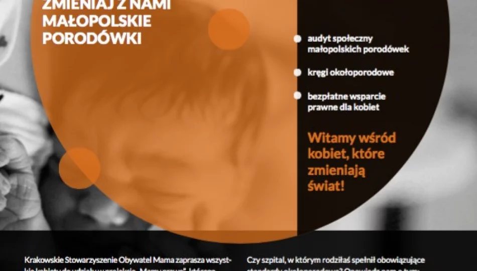 Obywatel Mama sprawdza małopolskie porodówki. Zagości też w Nowym Sączu - zdjęcie 1