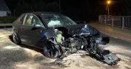 Wypadek podczas wyprzedzania. 21-latek trafił do szpitala - zdjęcie 4