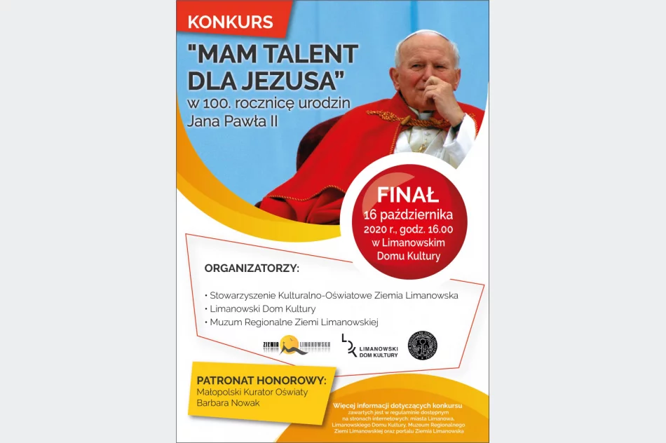 "Mam talent dla Jezusa" - ogłaszamy konkurs w 100. rocznicę urodzin Jana Pawła II - zdjęcie 2