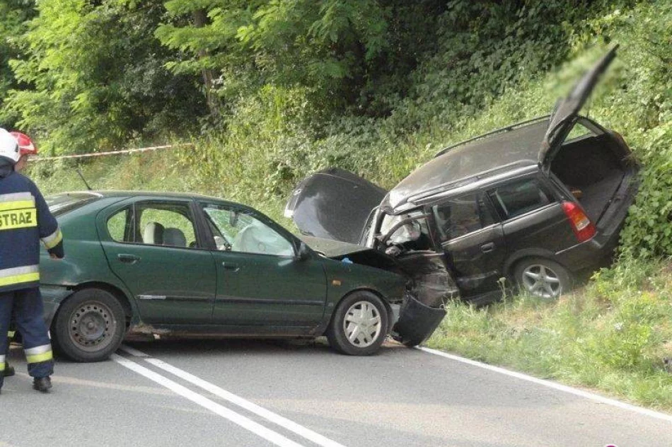 Muszyna – zderzenie dwóch samochodów osobowych - zdjęcie 2