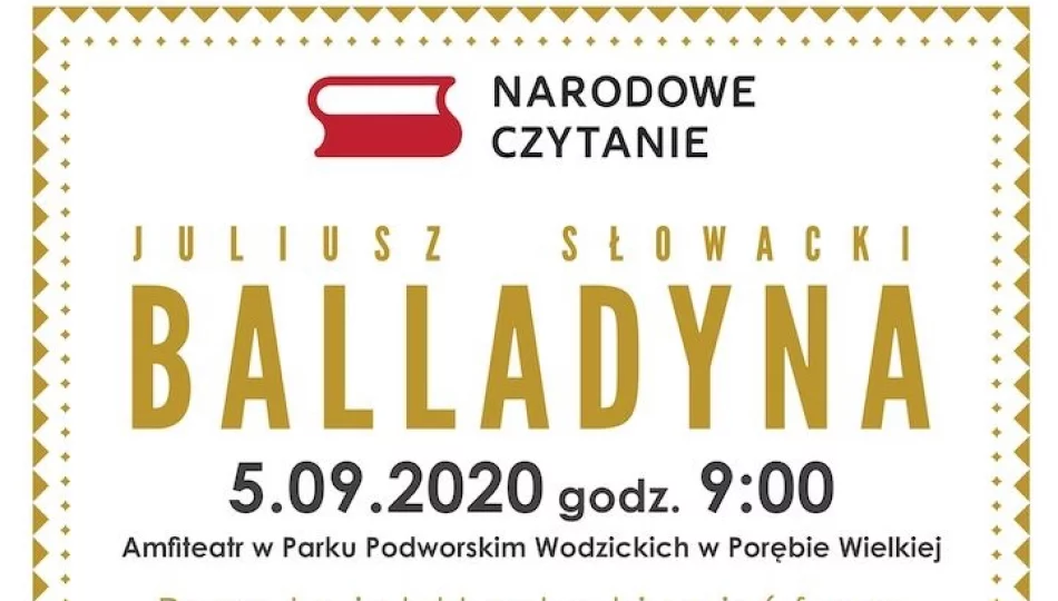 Prezentacja lektury w formie spektaklu odwołana - zdjęcie 1