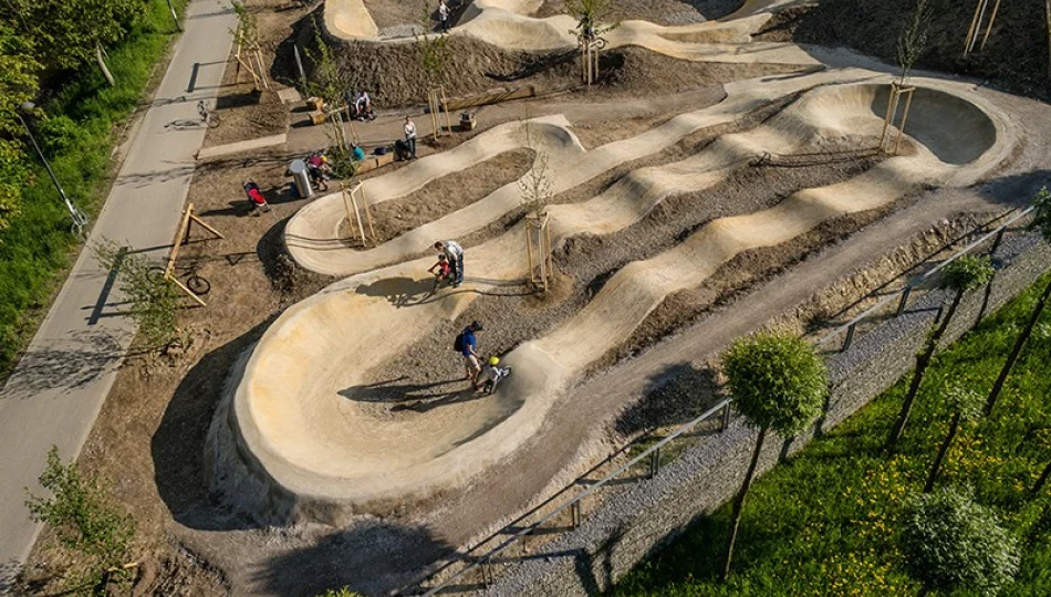 W Nowym Sączu powstaje największy pumptrack w Polsce! - zdjęcie 1