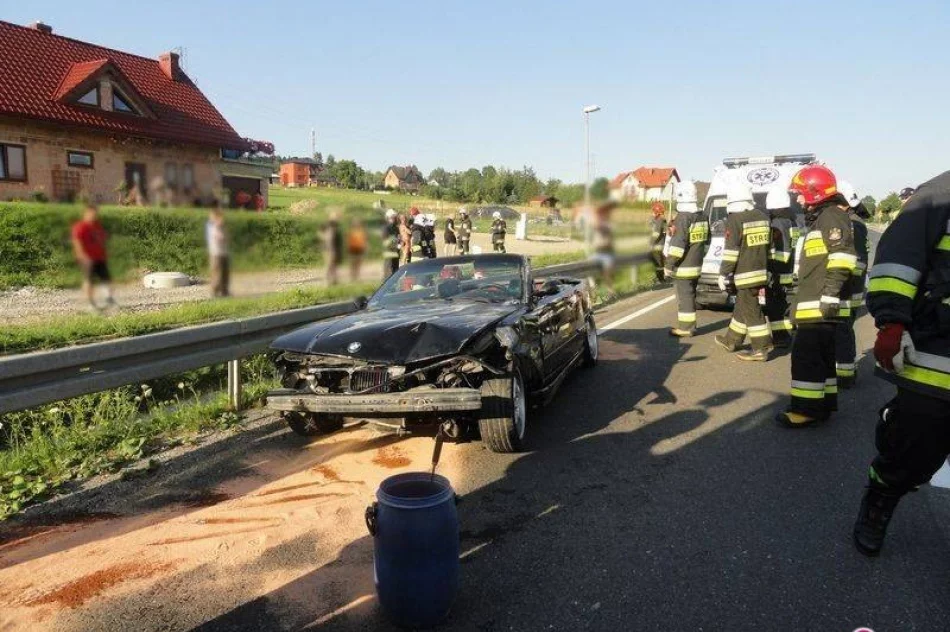 Cieniawa – zderzenie dwóch samochodów osobowych - zdjęcie 4