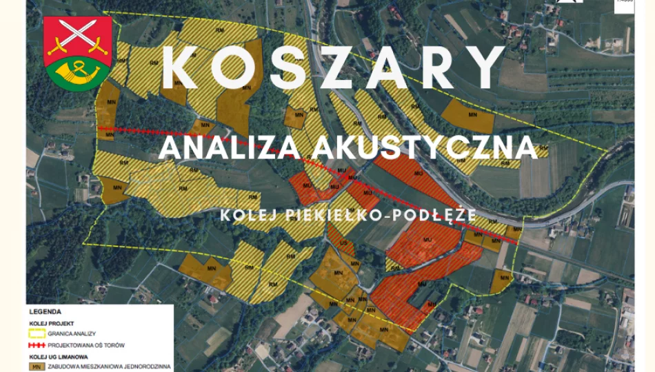 Koszary- analiza akustyczna - kolej Piekiełko-Podłęże - zdjęcie 1