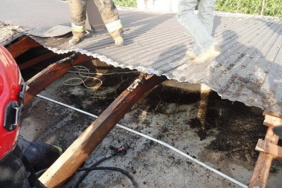 Siedlce – pożar w zakładzie produkcyjnym - zdjęcie 2