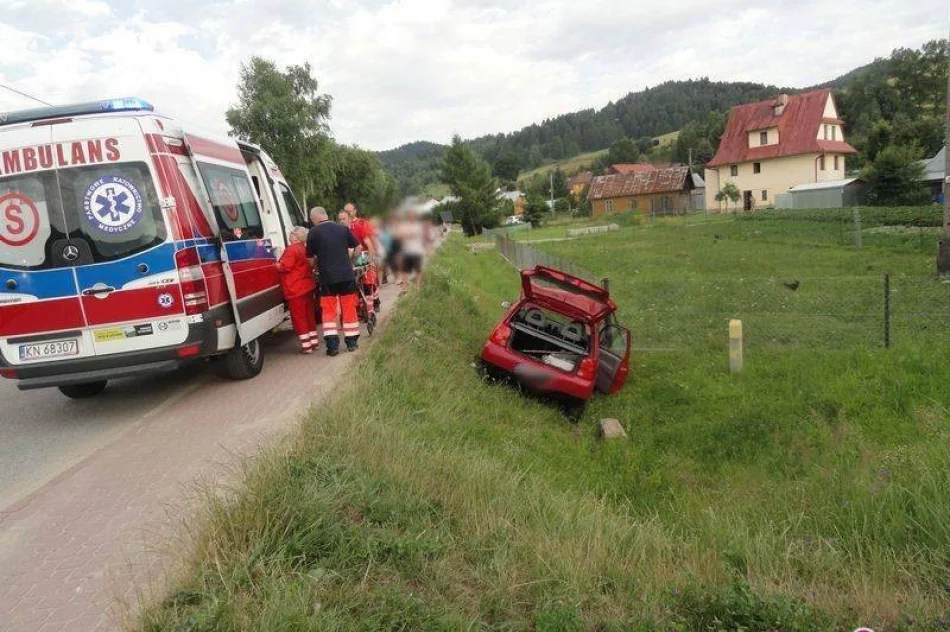 Powroźnik - zderzenie dwóch samochodów - zdjęcie 2