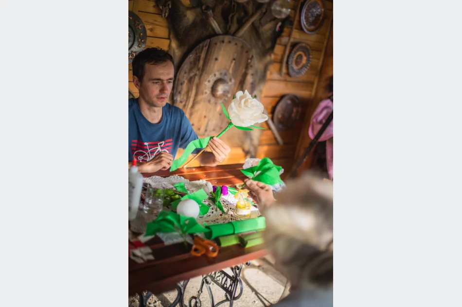 Rękodzielnicze spotkanie w Męcinie ze Stanisławą Oleksy - zdjęcie 14