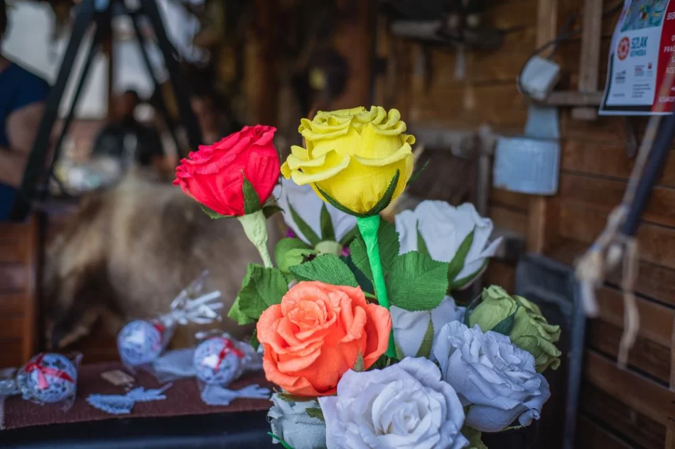 Rękodzielnicze spotkanie w Męcinie ze Stanisławą Oleksy - zdjęcie 19