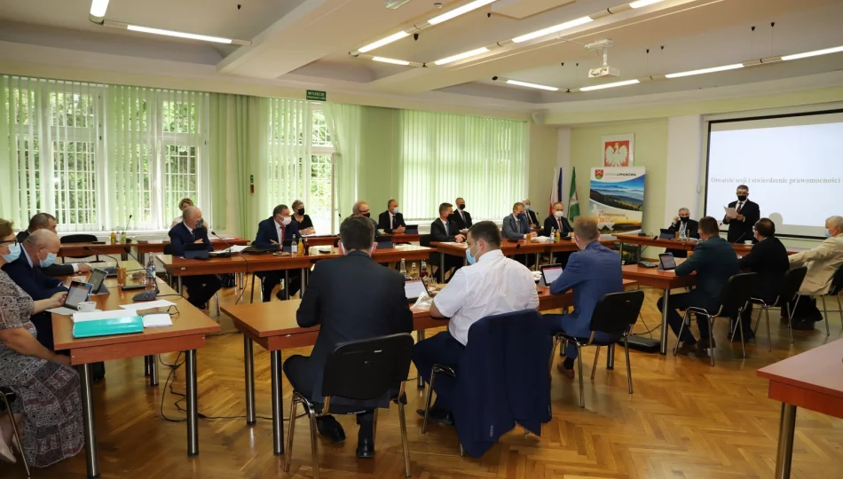 Zaproszenie na XV sesję Rady Gminy Limanowa w dniu 22 września - zdjęcie 1