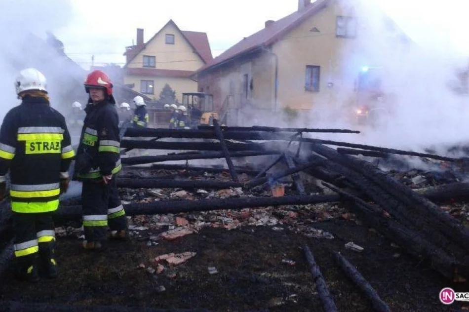 Myślec - spłonęła stodoła - zdjęcie 3