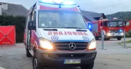 Poważne obrażenia motocyklisty, na pomoc LPR - zdjęcie 4