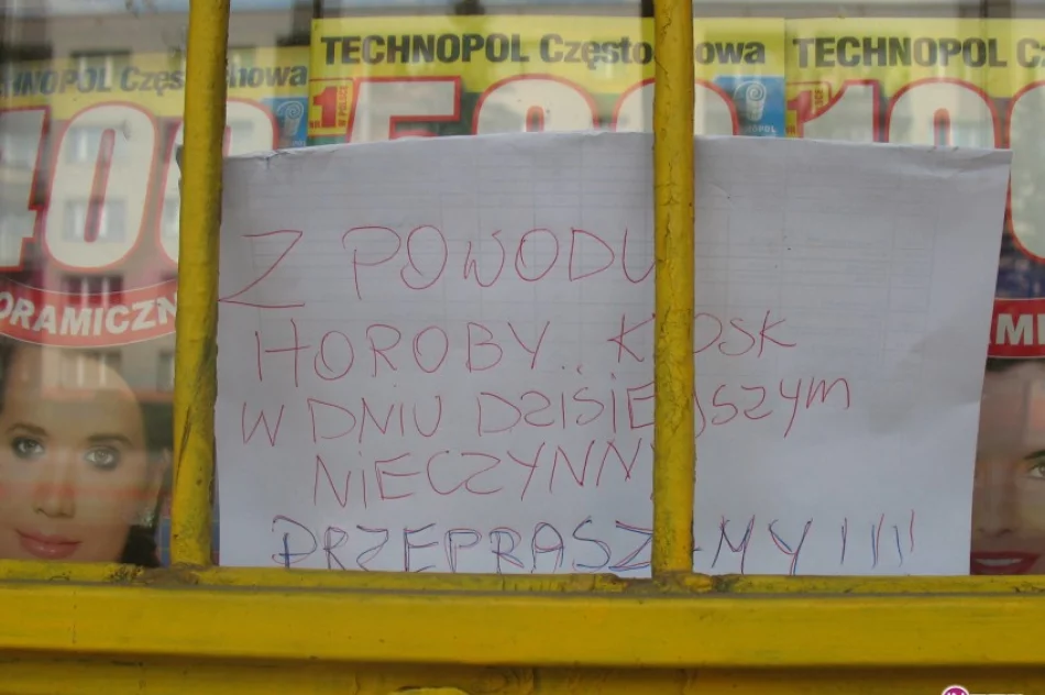 Kiosk nieczynny z powodu horoby - zdjęcie 2