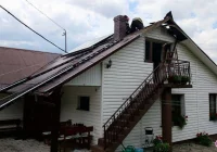 Rytro - pożar drewnianego domu jednorodzinnego - zdjęcie główne