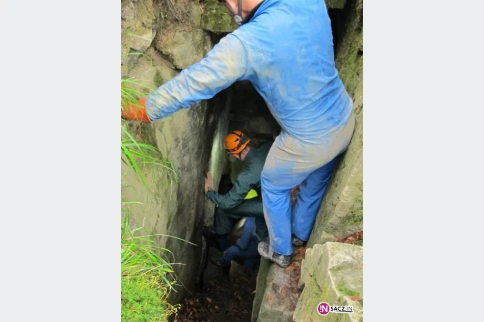 Ćwiczenia SGRW Krynica w jaskini Niedźwiedziej - zdjęcie 2