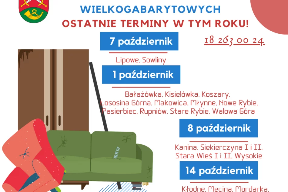 Zgłoś wielkogabaryty do odbioru-w październiku ostatni w br. odbiór odpadów wielkogabarytowych - zdjęcie 3