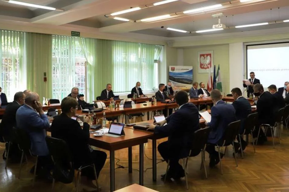 Informacja o XV sesji Rady Gminy Limanowa  - zdjęcie 2