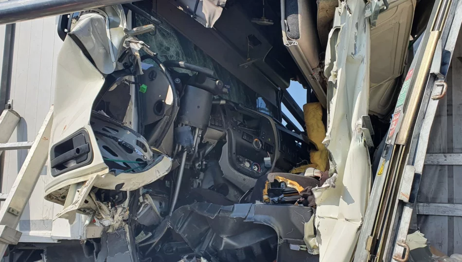 Kierowca z Limanowszczyzny ucierpiał w wypadku na czeskiej autostradzie - zdjęcie 1