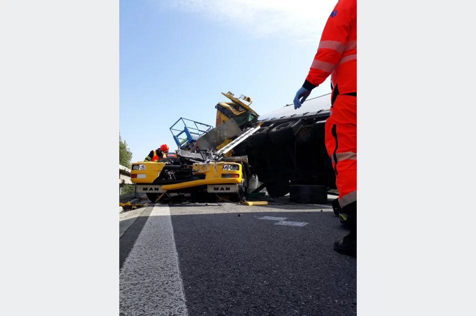 Kierowca z Limanowszczyzny ucierpiał w wypadku na czeskiej autostradzie - zdjęcie 4