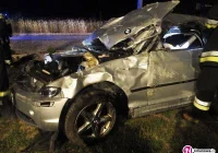 BMW wypadło z drogi. Pięć osób w szpitalu - zdjęcie główne