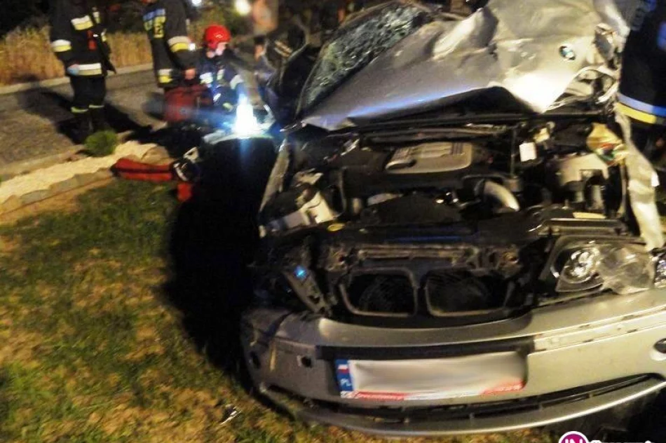 BMW wypadło z drogi. Pięć osób w szpitalu - zdjęcie 2