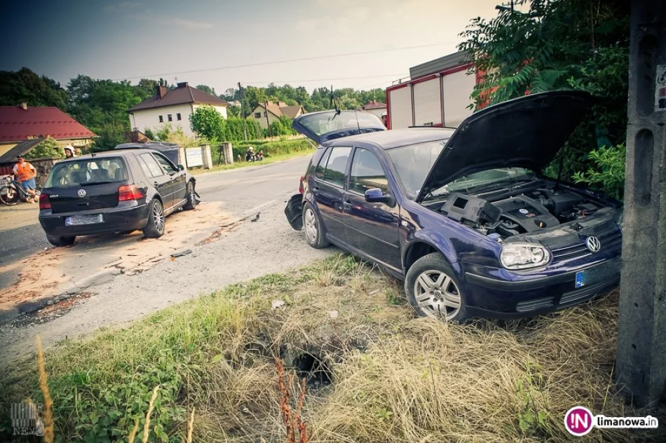 Zderzenie podczas wyprzedzania. Jeden z kierowców trafił do szpitala - zdjęcie 4