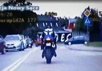Policjanci z sądeckiej grupy Speed podjęli pościg na motocyklistą - zdjęcie główne