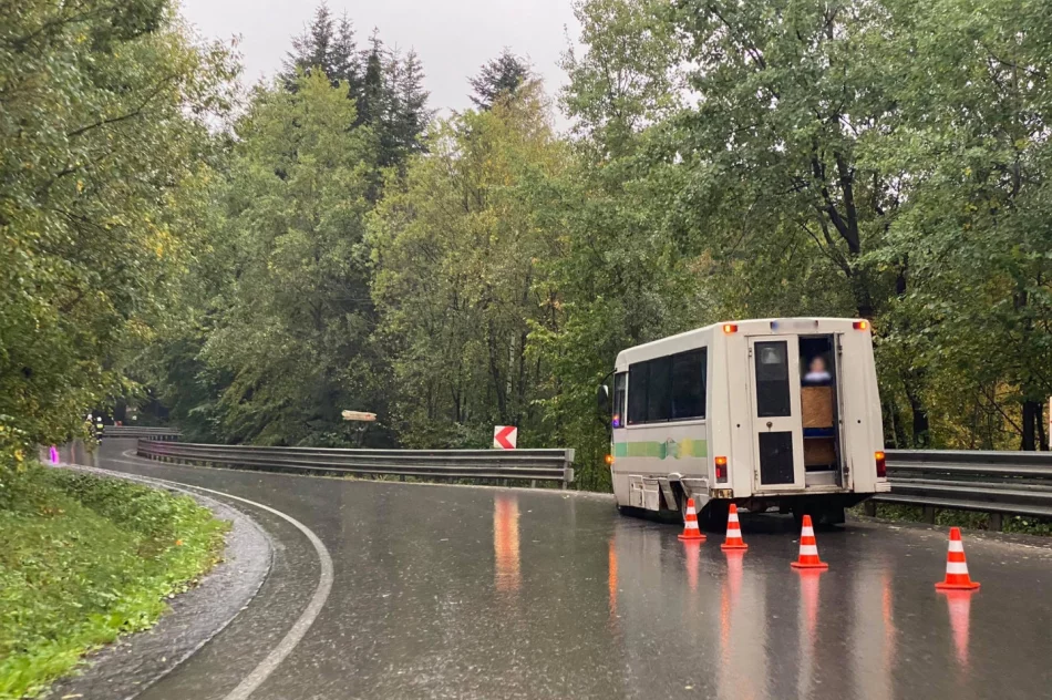 Samochód osobowy zderzył się z kursowym busem - zdjęcie 2