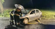 Dachował samochód - trzecia kolizja jednego dnia na tzw. kolanie - zdjęcie 5