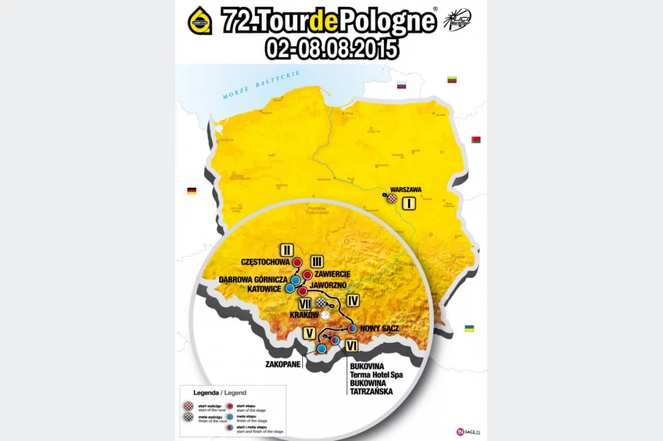 Nowy Sącz na trasie Tour de Pologne - zdjęcie 4